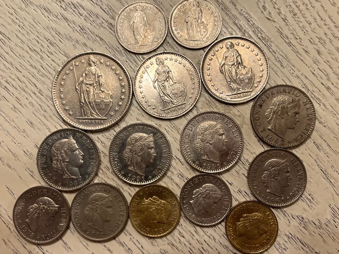 スイス フラン コインまとめ☆ - メルカリ