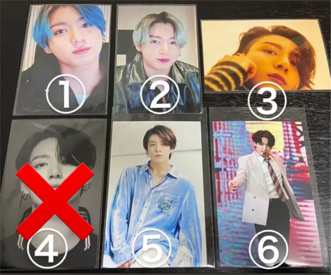 グク　①〜⑨　ポストカードサイズフォト グク ①〜⑨ ポストカードサイズフォト グク ①〜⑨ ポストカード