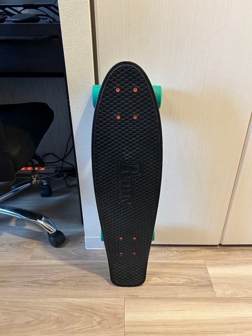 Penny スケートボード ブラック/ターコイズ　27インチ