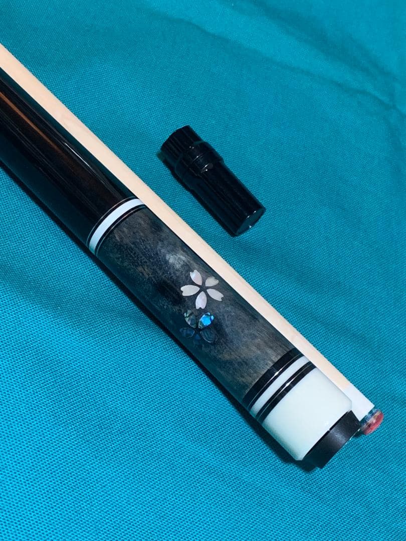 黒【新品】桜インレイ・プレイキュー・ラジアル・12ｍｍ