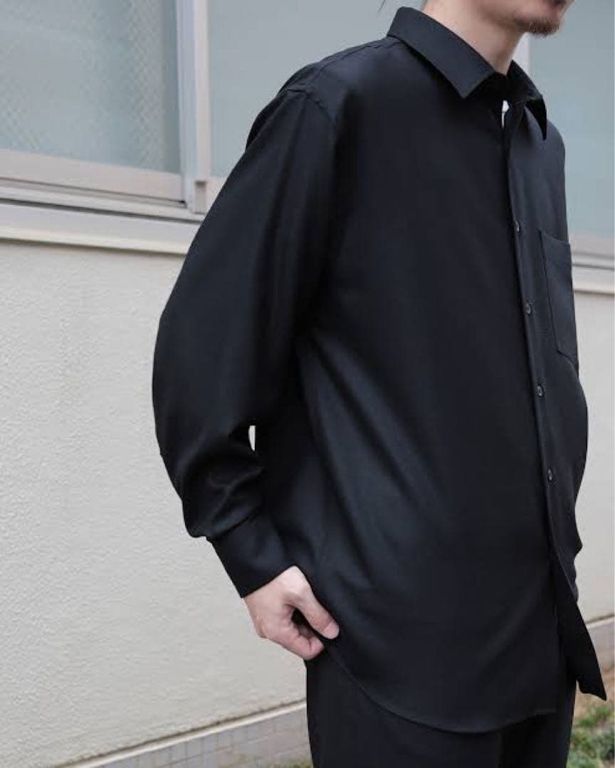 まんまるさん専用 AURALEE ウールシャツ　ブラック