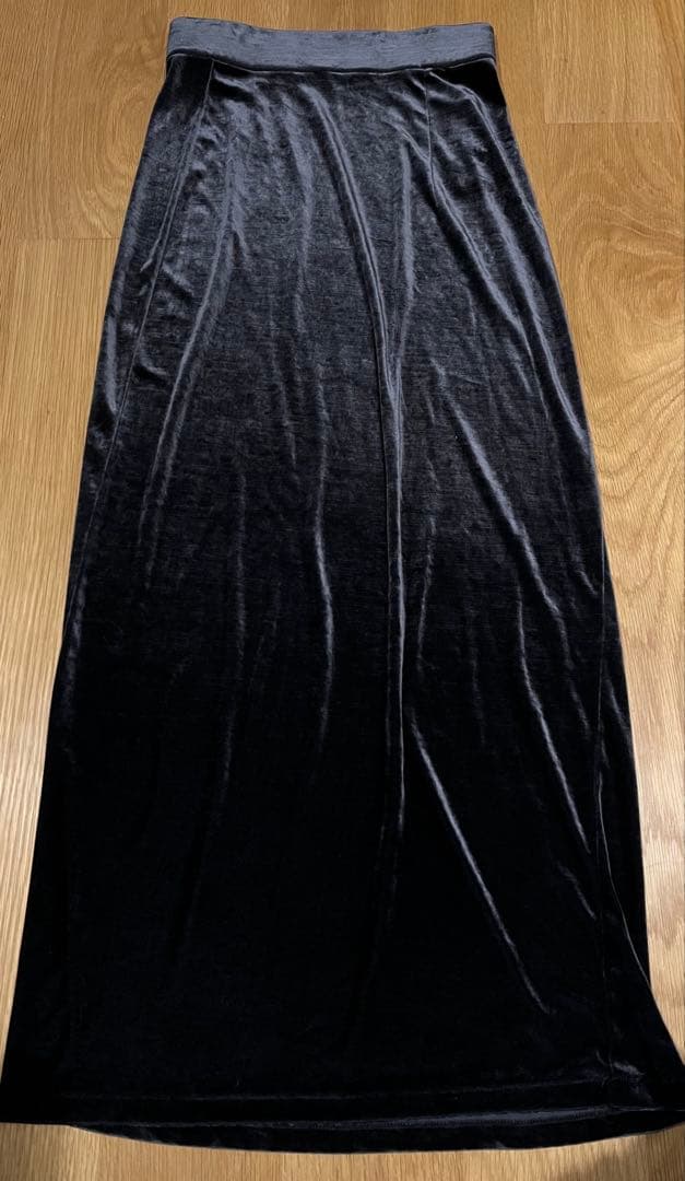 美品】BACCA inner piece ベロアジャージー ロングスカート - メルカリ