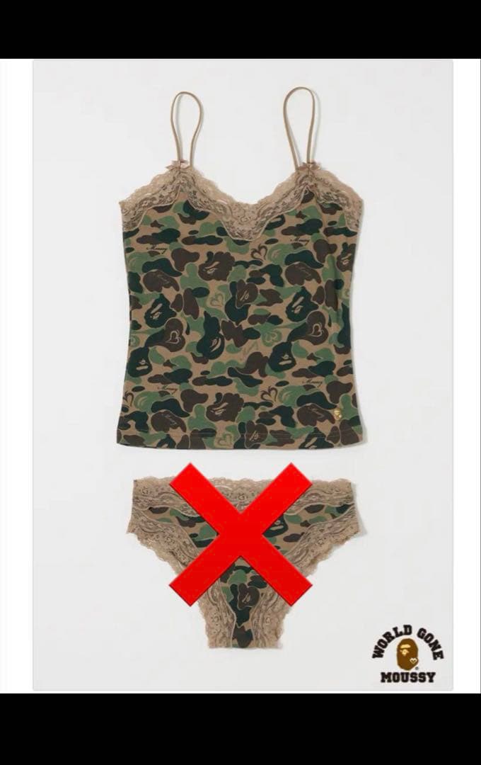 A・BATHING APE moussy アンダーウェア キャミソールのみ