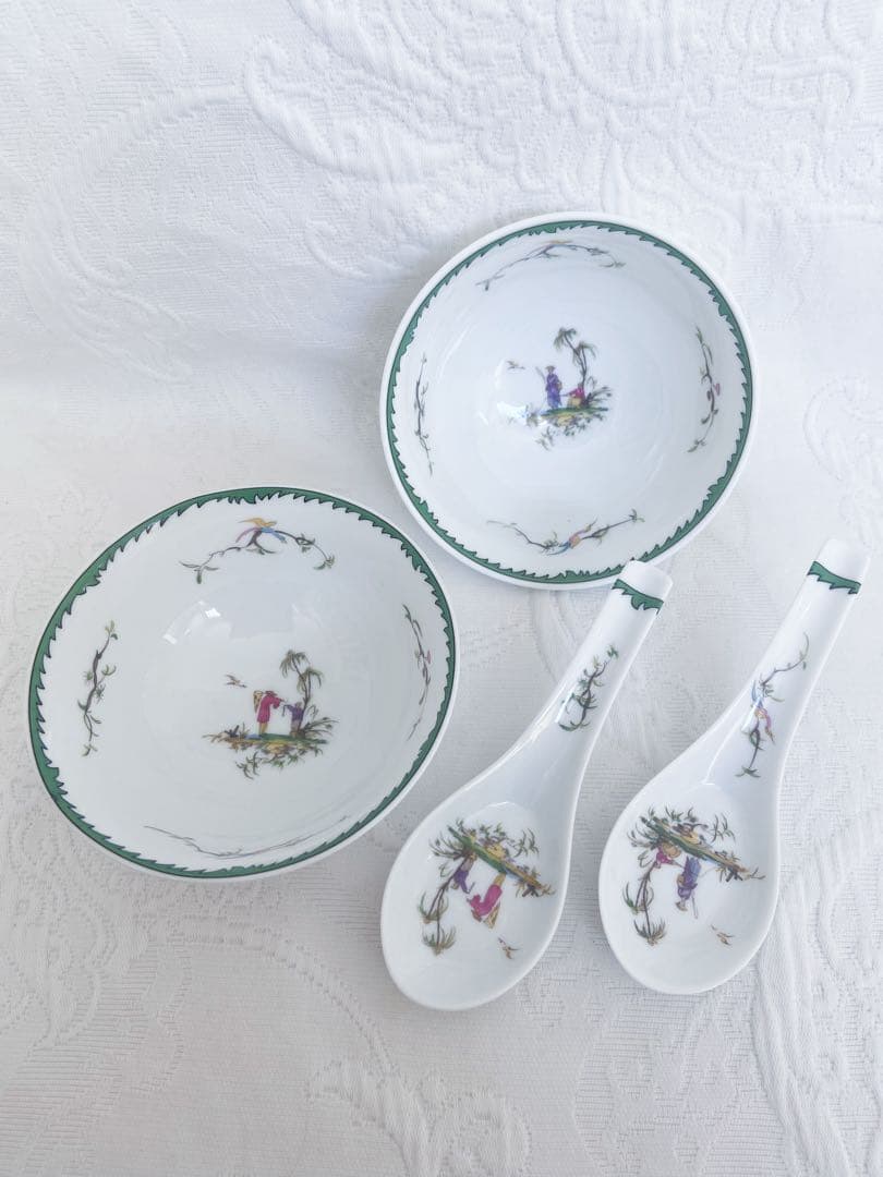 残1 レア シキオン レイノー リモージュ カップ＆レンゲ2名用