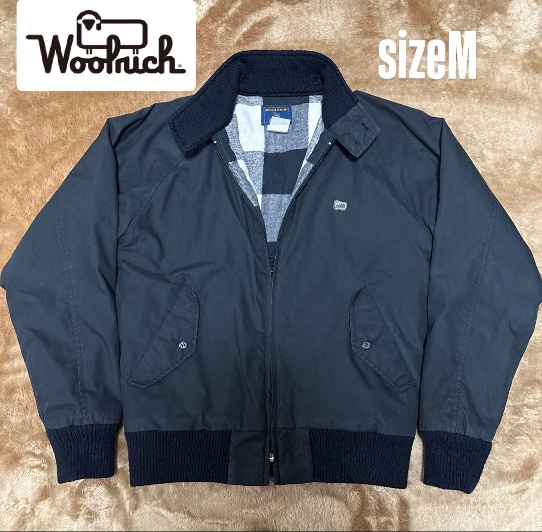 【極美品】✨WOOLRICH ハリントンブルゾンM 80s90s