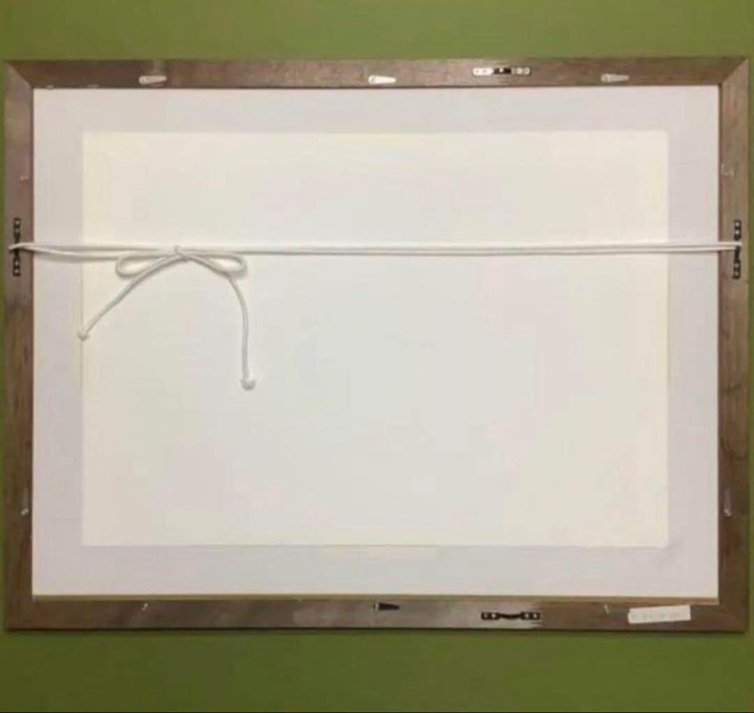 絵画・版画・リトグラフ・織田義郎・スイス・サンタマリアV.M