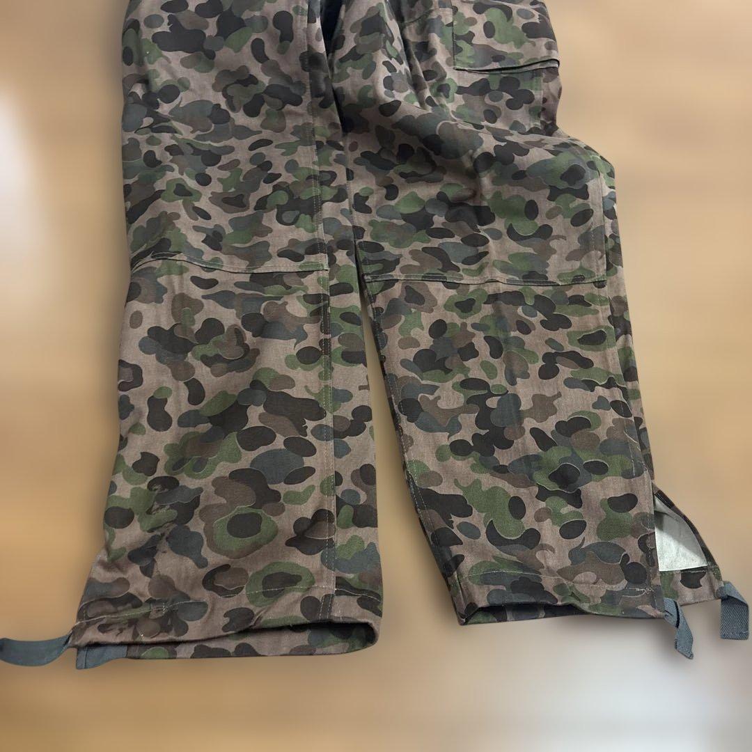 70s デッドストック オーストラリア軍 ピードットカモ パンツ 送料無料
