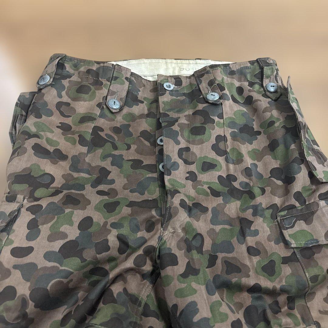 70s デッドストック オーストラリア軍 ピードットカモ パンツ 送料無料
