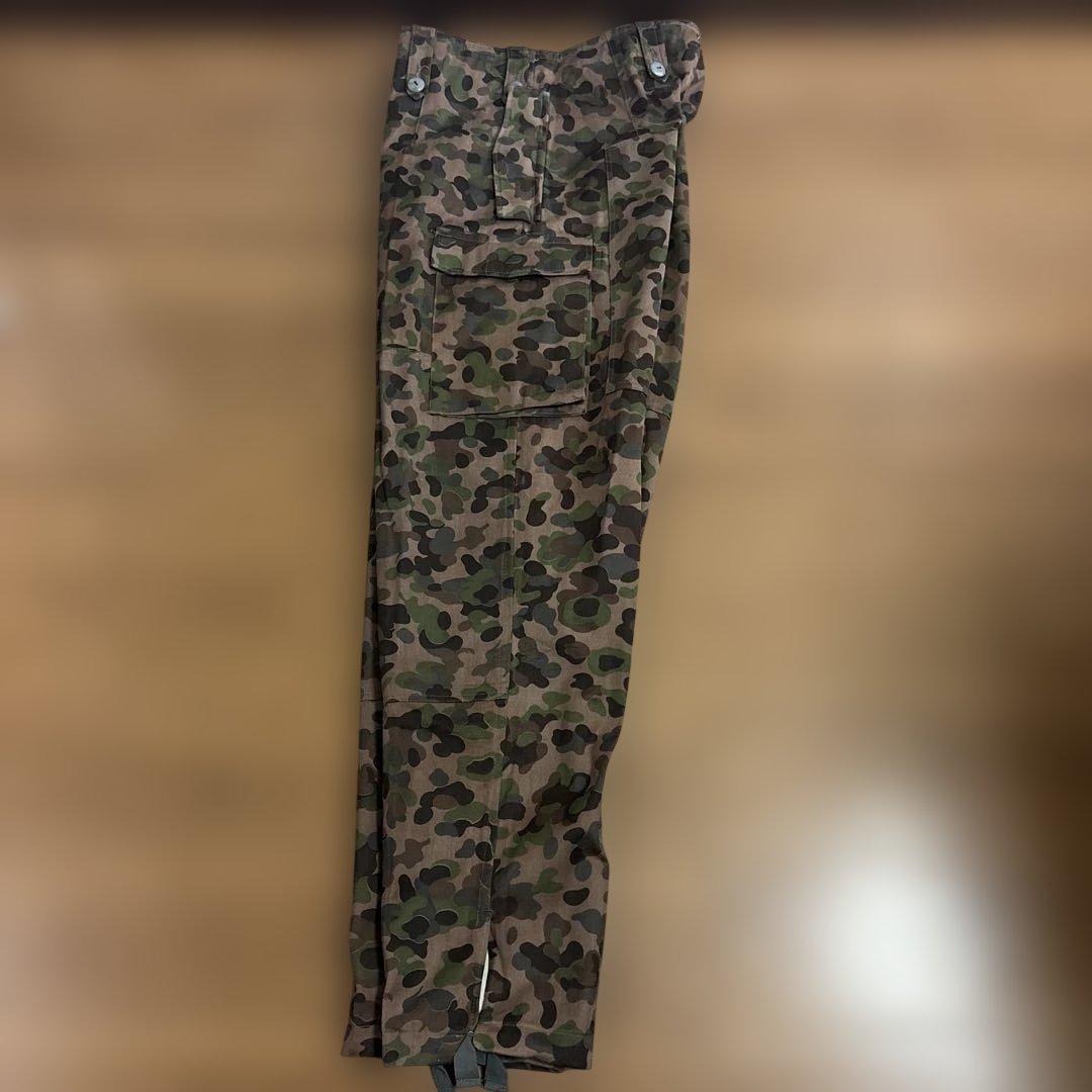 70s デッドストック オーストラリア軍 ピードットカモ パンツ 送料無料