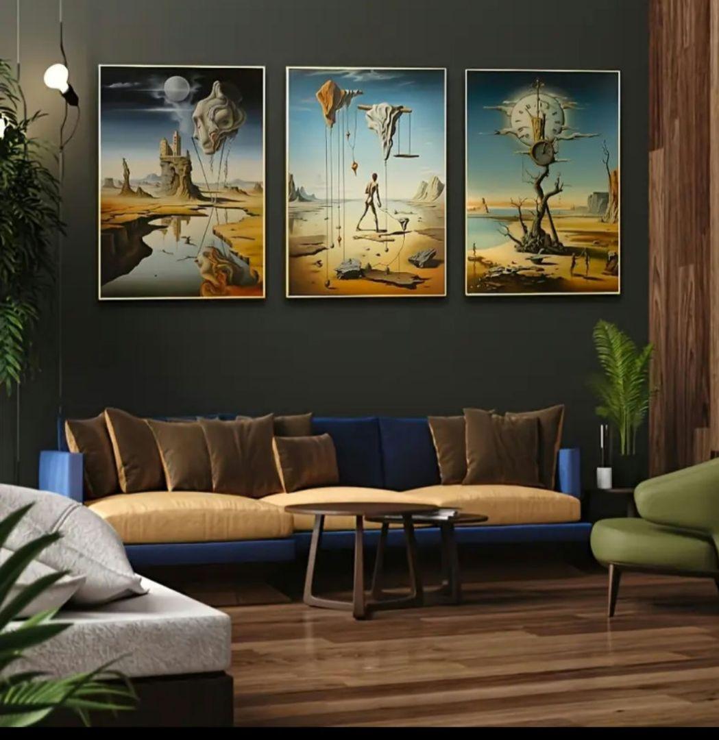 掛け軸 三馬図 劉栄生 中国 馬