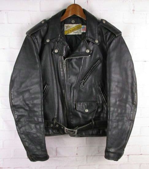 SCHOTT ショット 618 ダブルライダースジャケット ブラック 38