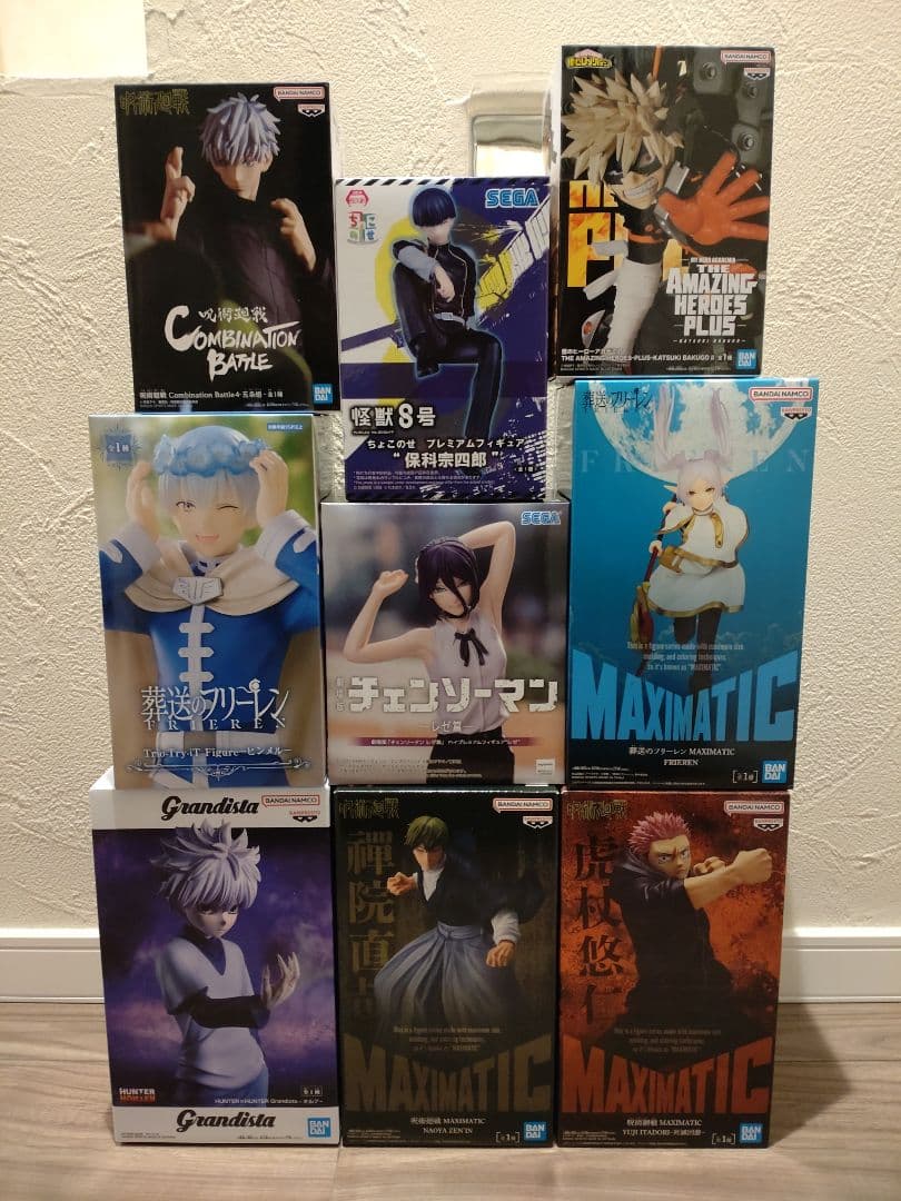 未開封フィギュア　レゼ　フリーレン　禪院直哉　五条悟　保科　爆豪勝己　キルア　他