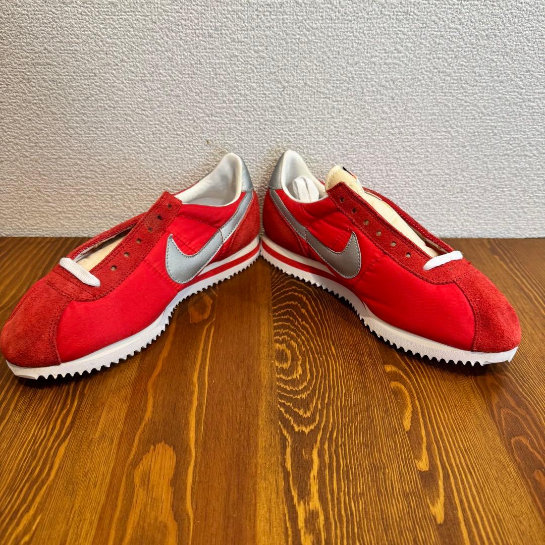 まんち 90s NIKE コルテッツ 赤銀 25.0cm デッドストック