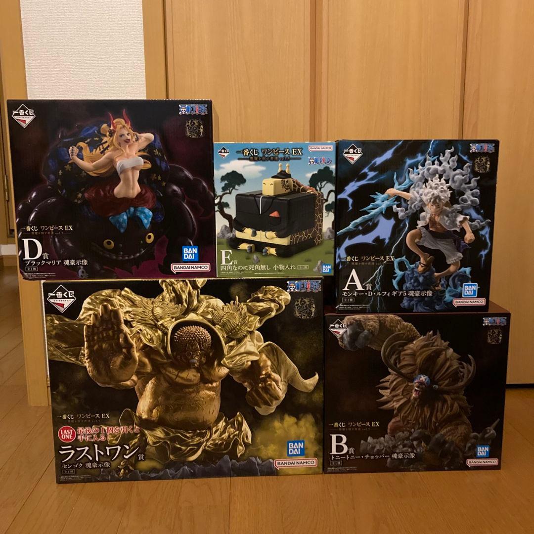 一番くじ ワンピース EX 悪魔を宿す者達 フィギュア5点セット おまけ付き