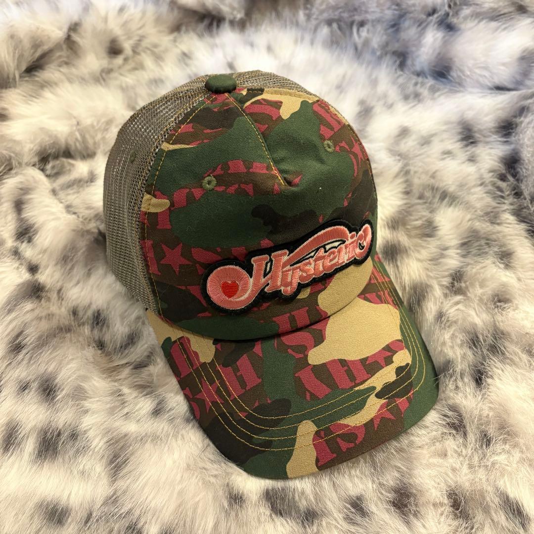 Hysteric Glamour 迷彩　トラッカーキャップ