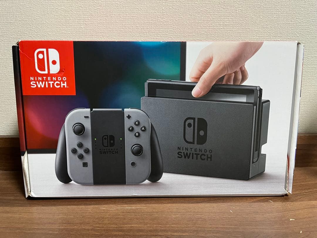 【即購入OK】Nintendo Switch本体 グレー(付属品一部欠)