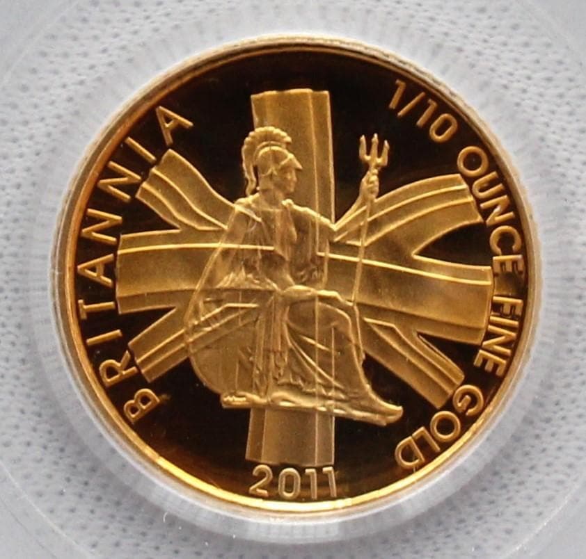 2011年 イギリス ブリタニア 10ポンド 金貨 PCGS PR70DCAM イギリス 2012 エリザベス2世 10ポンド 金貨 PCGS PR70DCAM