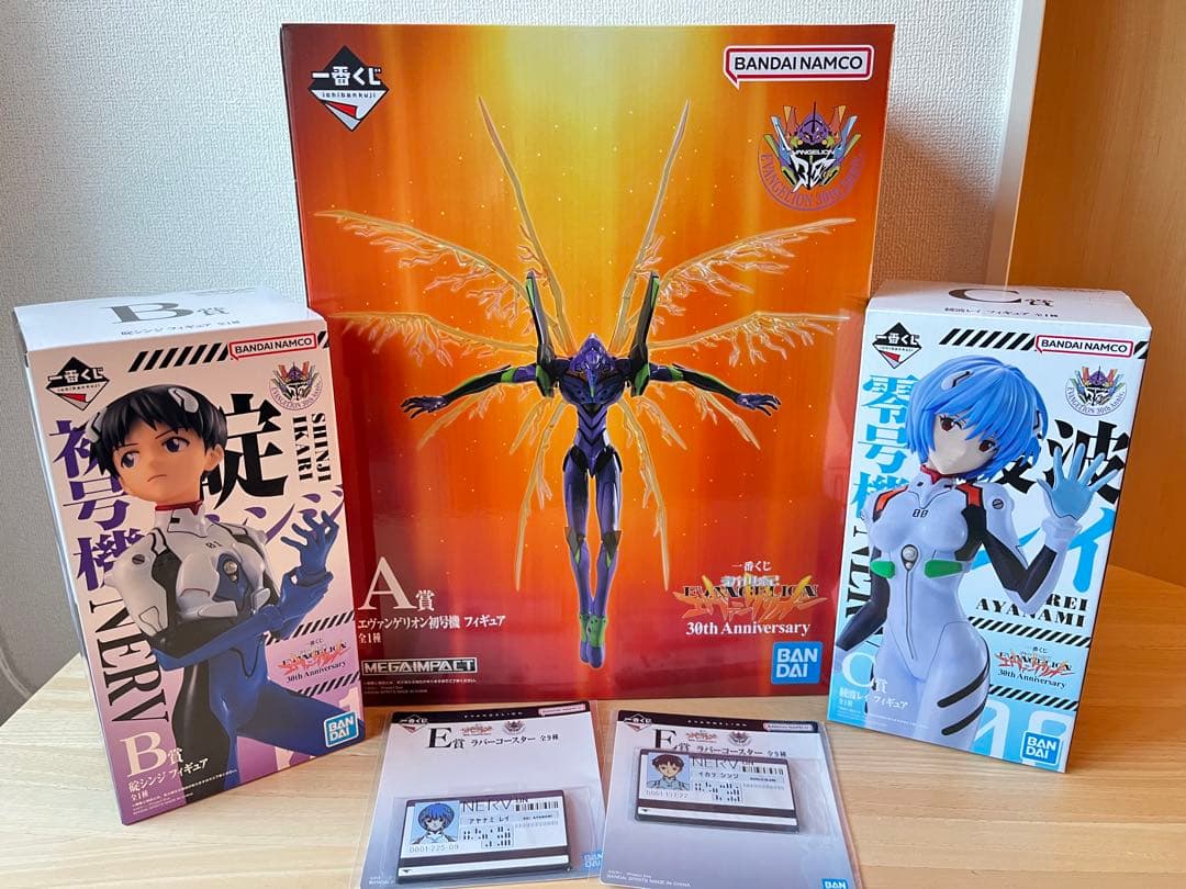 1番くじエヴァンゲリオン 38周年記念 セット売り