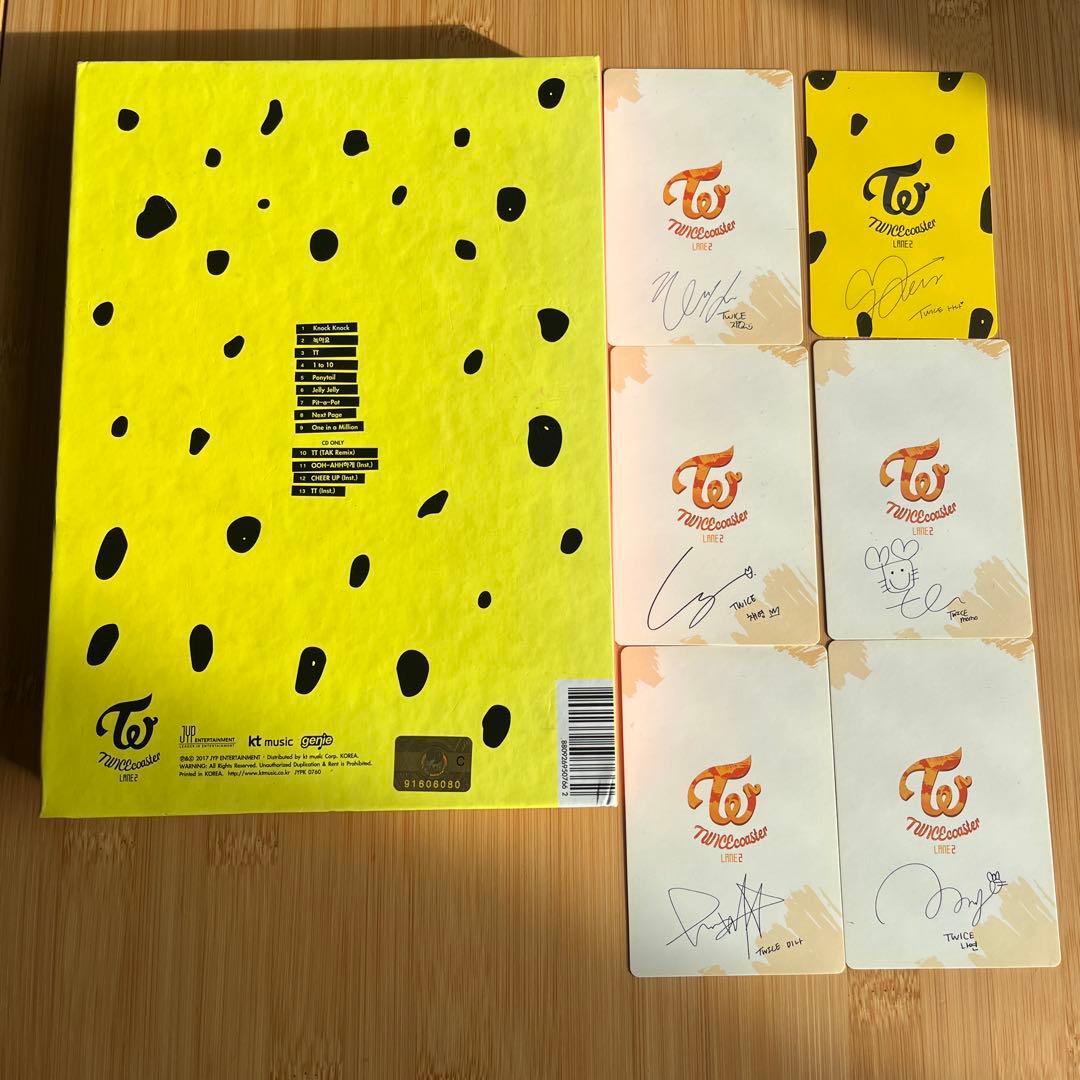 TWICE coaster Lane2 付録 トレカ付！ - メルカリ