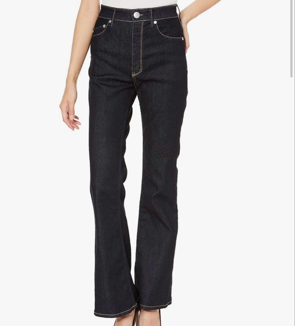 YANUK デニム　近年モデル　ジーンズ　ブーツカット　牛革　日本製　刺繍　25