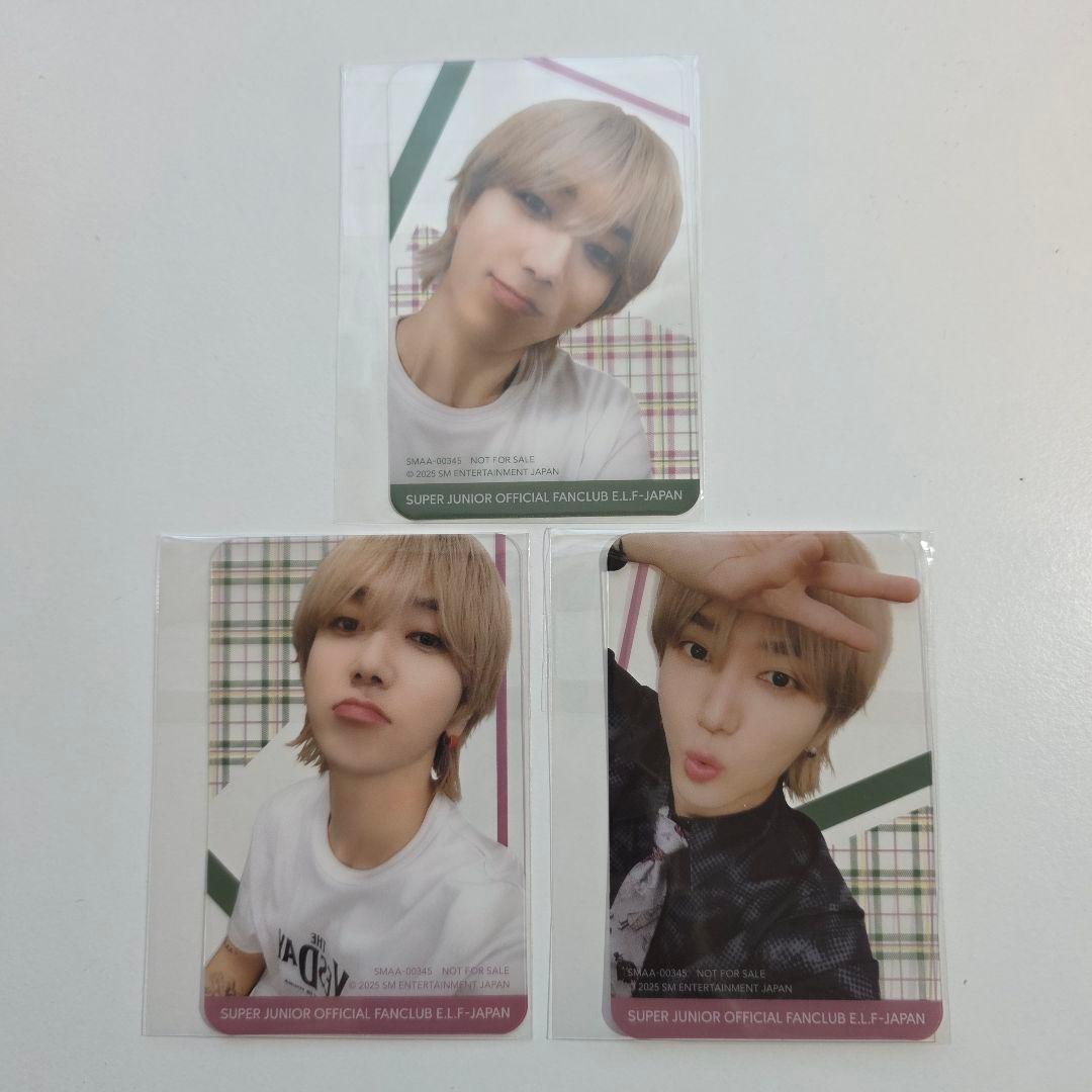 SUPER JUNIOR FC限定 クリアトレカセット イェソン SUPER JUNIOR - SUPER JUNIOR イェソン ソロ SENSORY FLOWS トレカの