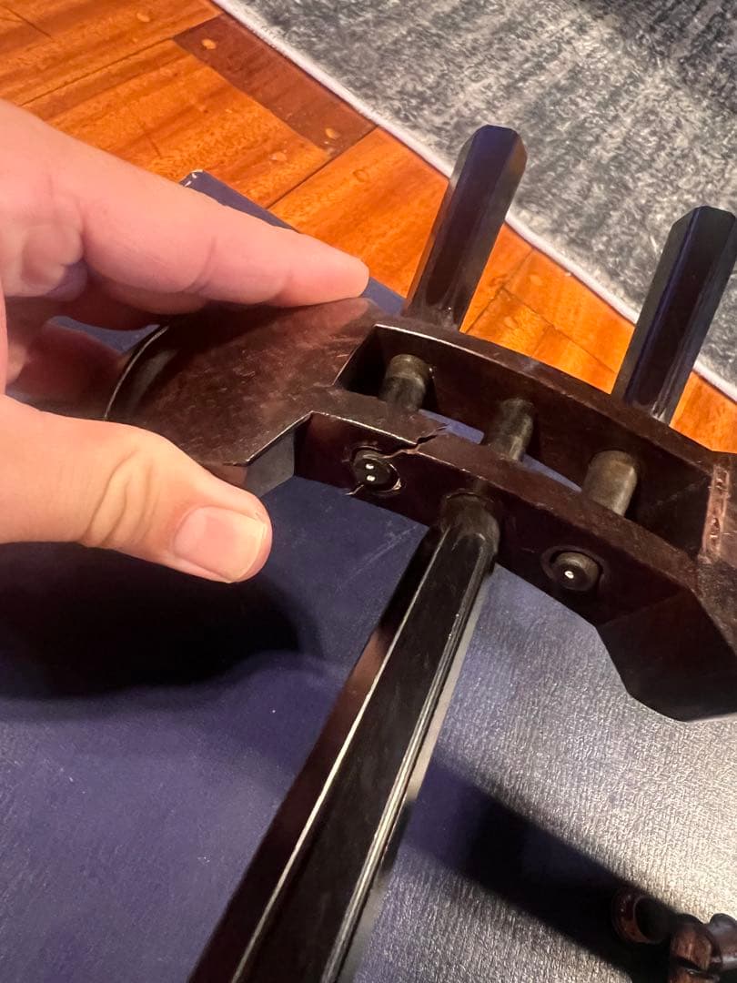 三線 最高級 18k印刻有り。 綾杉、紅木