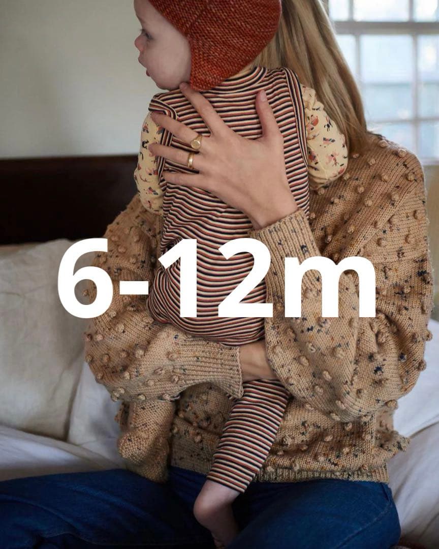 【美品】misha&puff Layette PimaOverall 6-12m