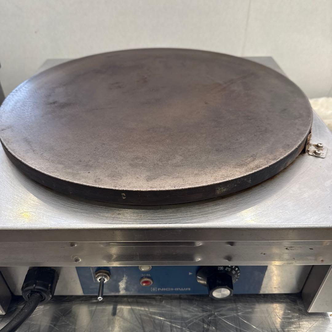 発払いに変えました！ニチワ　NICHIWA電気クレープ焼器　200V