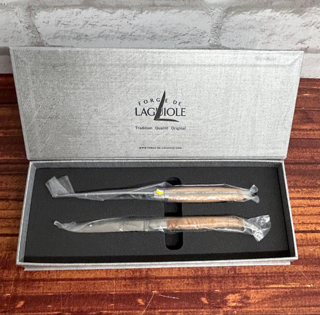 フォルジュドライヨール テーブルナイフ ジュニパー艶消し 2本【38314】