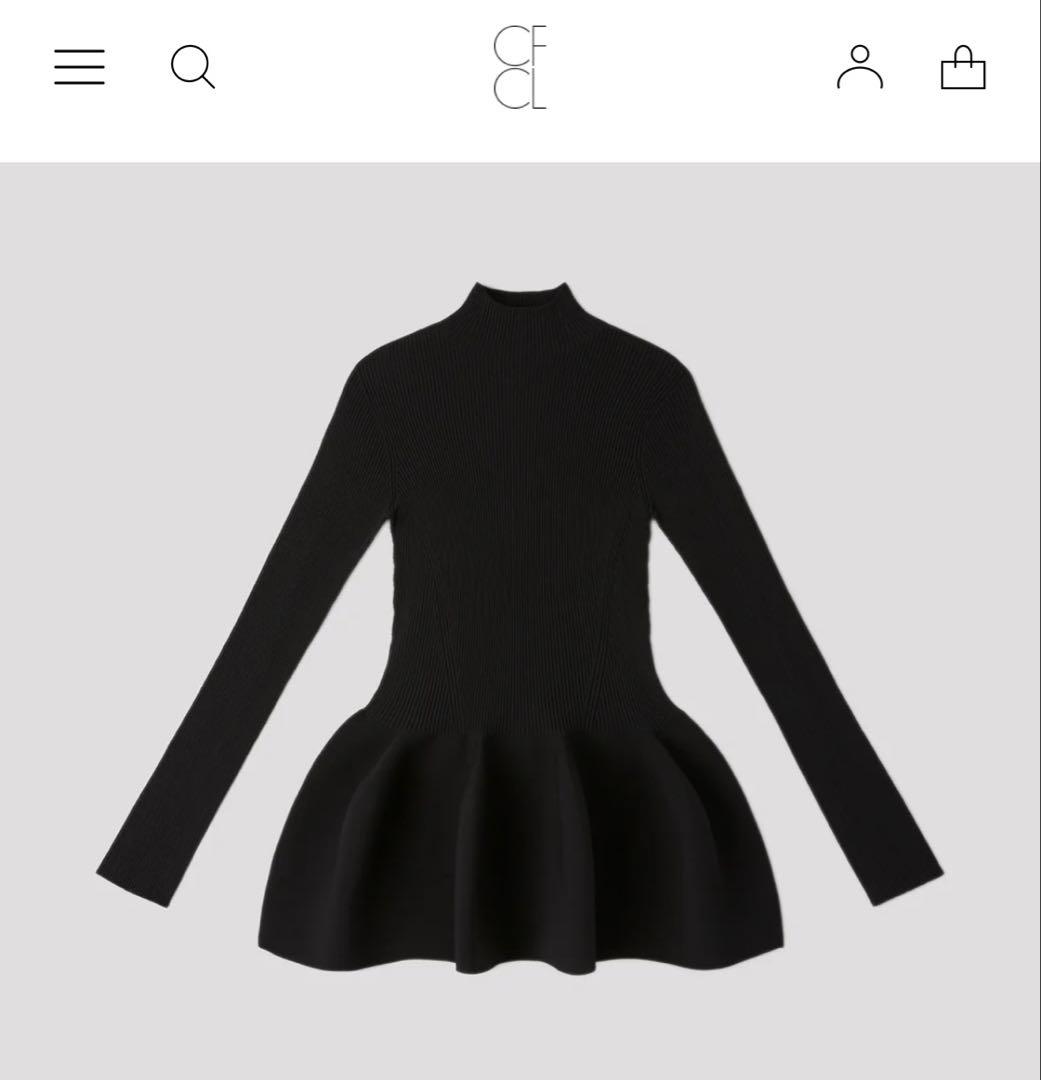 トップス CFCL POTTERY MOCKNECK LONG SLEEVE TOP 1