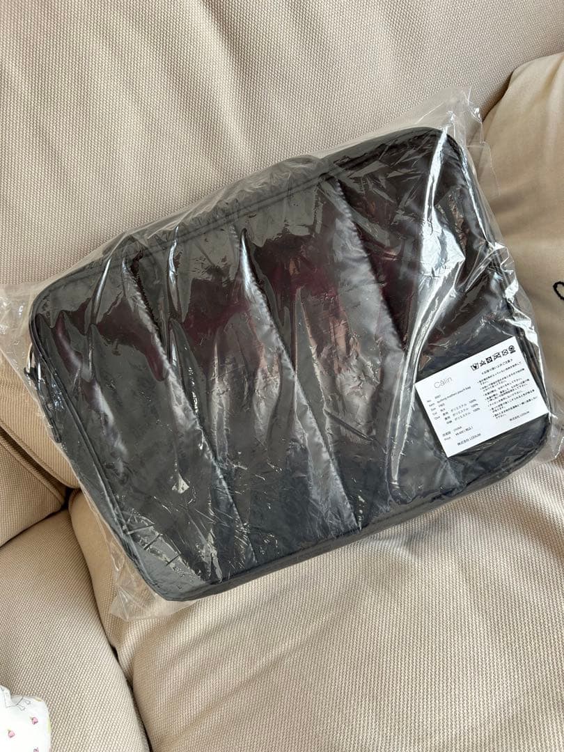 バッグ calin quilting mothers pouch bag -BLK