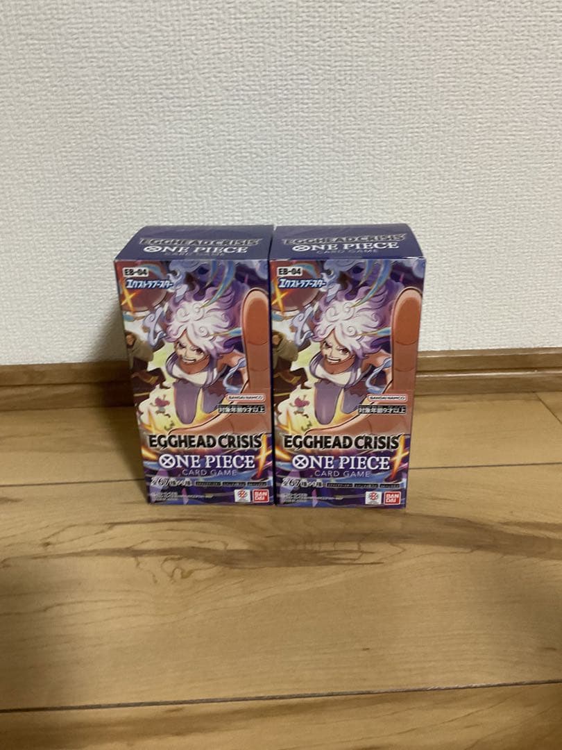 ワンピースカード　EB-04 EGGHEAD CRISIS 2BOXテープカット ワンピースカード エッグヘッドクライシス EGGHEAD CRISIS テープ