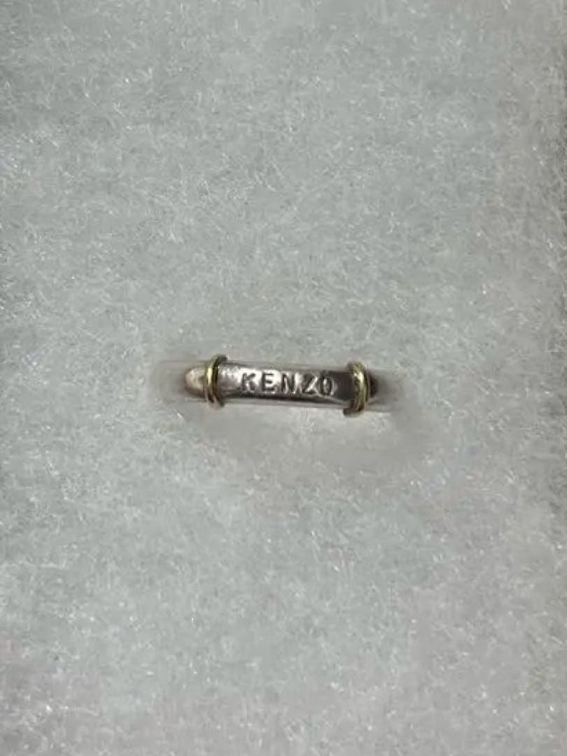 KENZO Silver×18kリング 13号 箱、袋なし