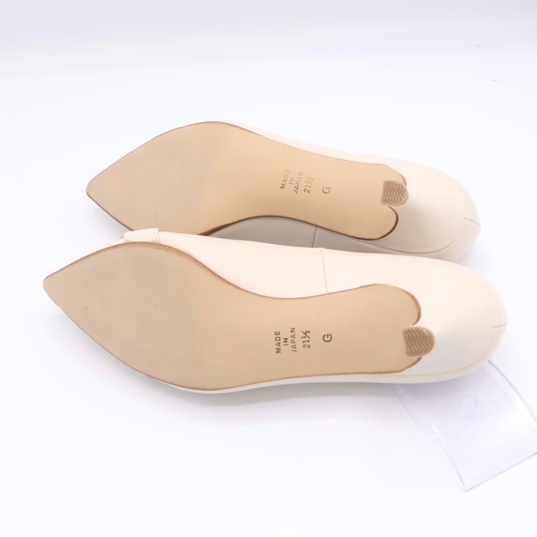 未使用　DIANA ダイアナ　ヒール　パンプス　21.5cm 本革レザー