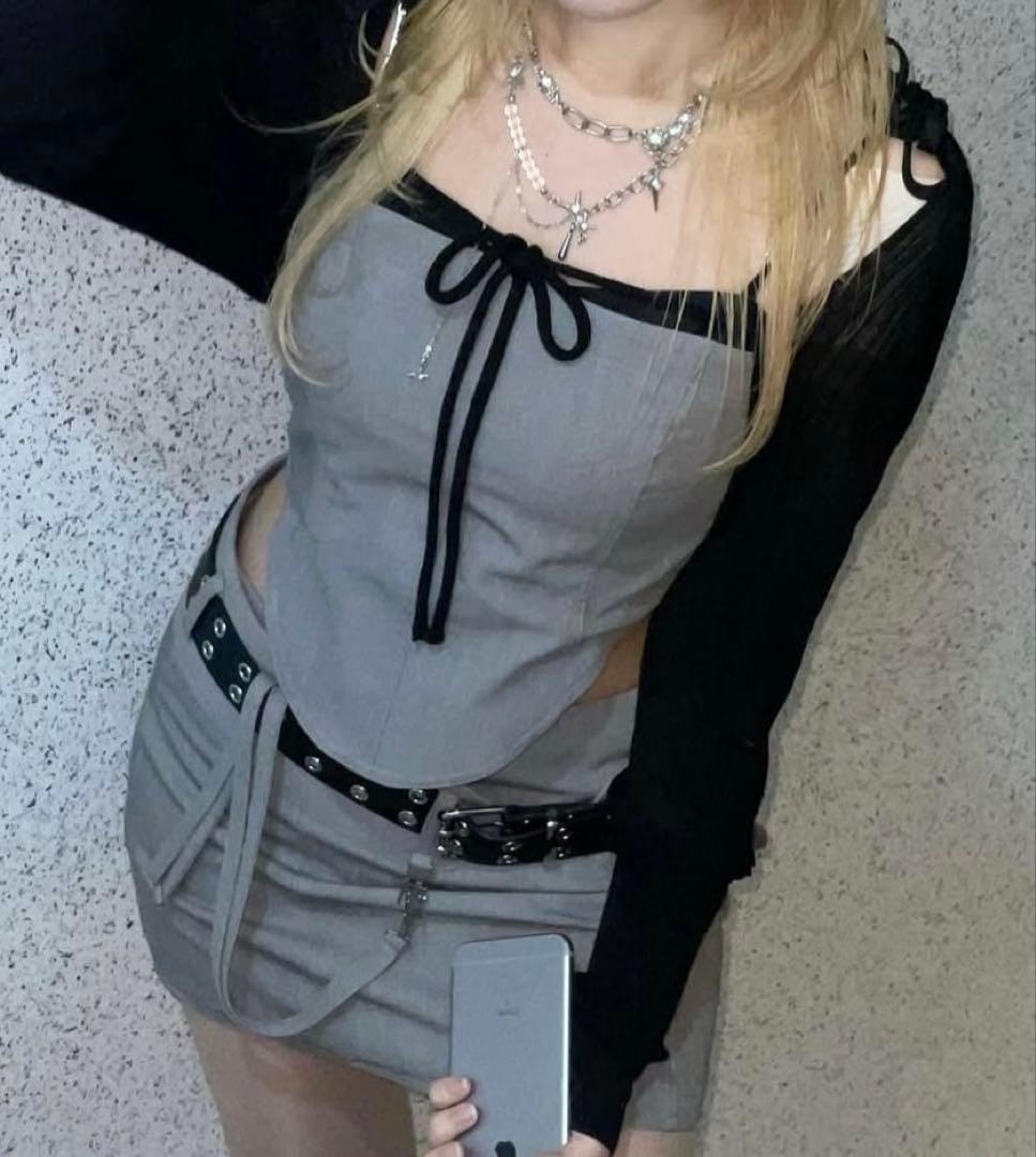 kashiko スカート 韓国 ファッション シズニルック - メルカリ