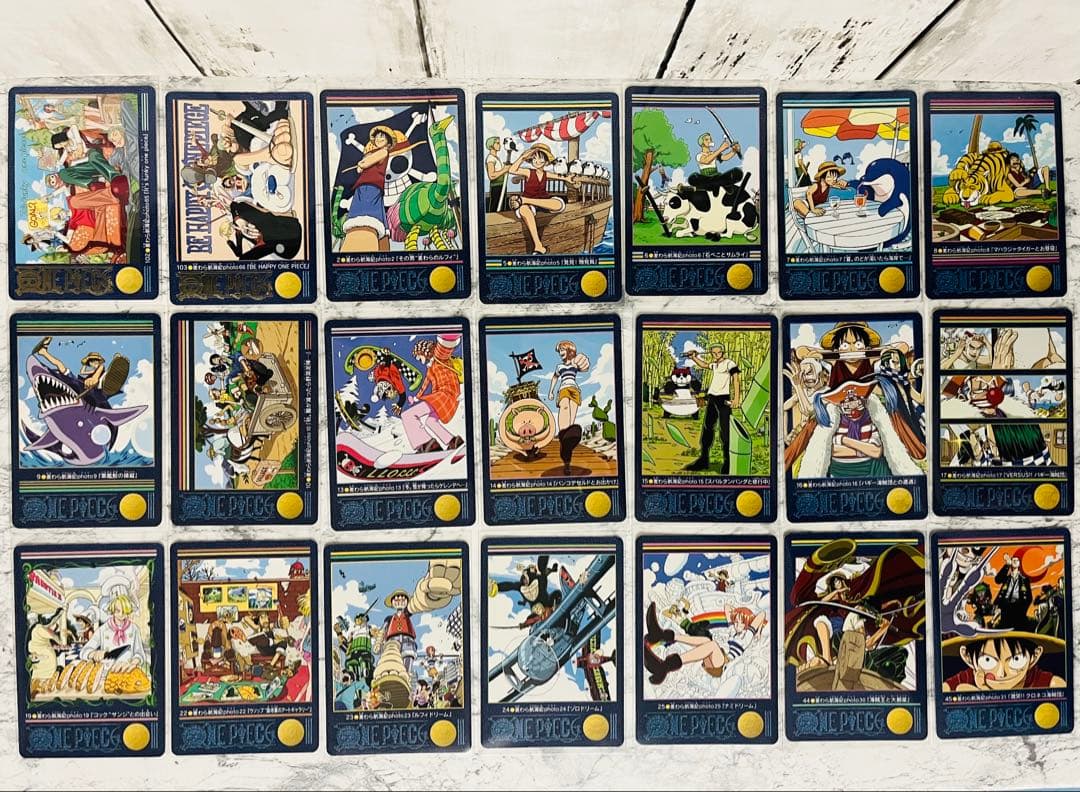 85枚セット★ワンピースカードダス ビジュアルアドベンチャー ONE PIECE
