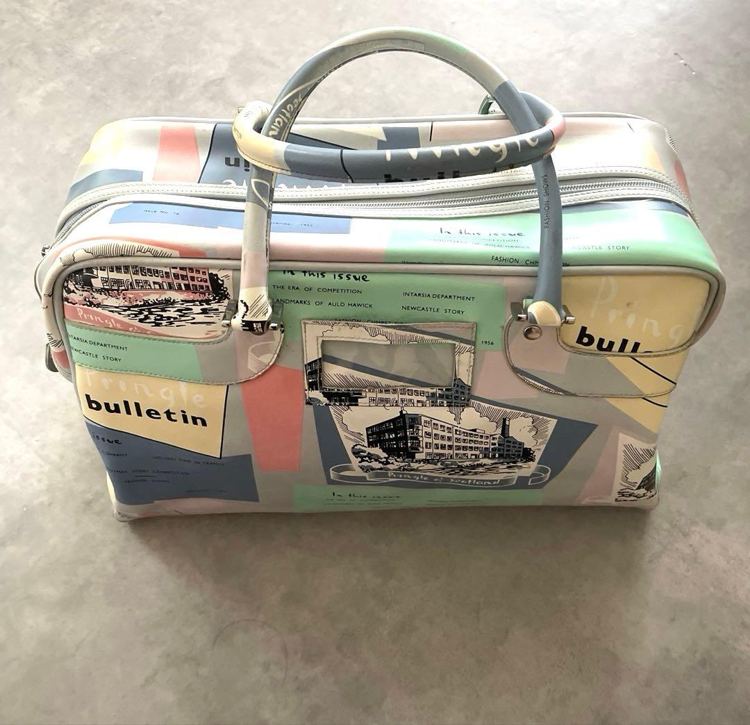 ヴィンテージ Pringle パステル ボストンバッグ ビンテージ Y2K 古着