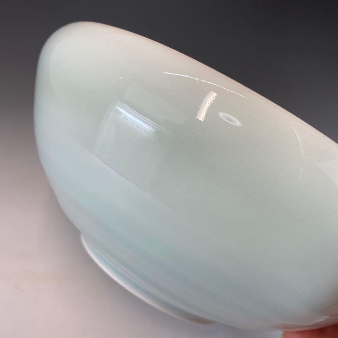 茶道具】快山窯 塚本快示造 青青磁菓子鉢（共箱） - メルカリ