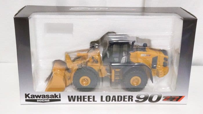 絶版】川崎重工 KCM 90Z7 ホイールローダー 1/50 建機 ミニチュア