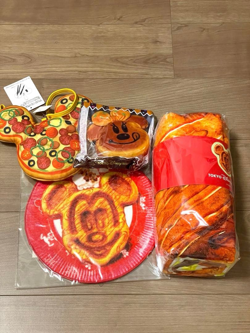 ★新品未使用★ディズニーリゾートパークフード バスタオル ハンカチ等4点セット パークのアイコンデザイン！東京ディズニーリゾート ミニタオル（今治