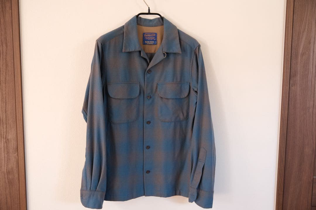 Pendleton Rider Shirt 青系ネルシャツ