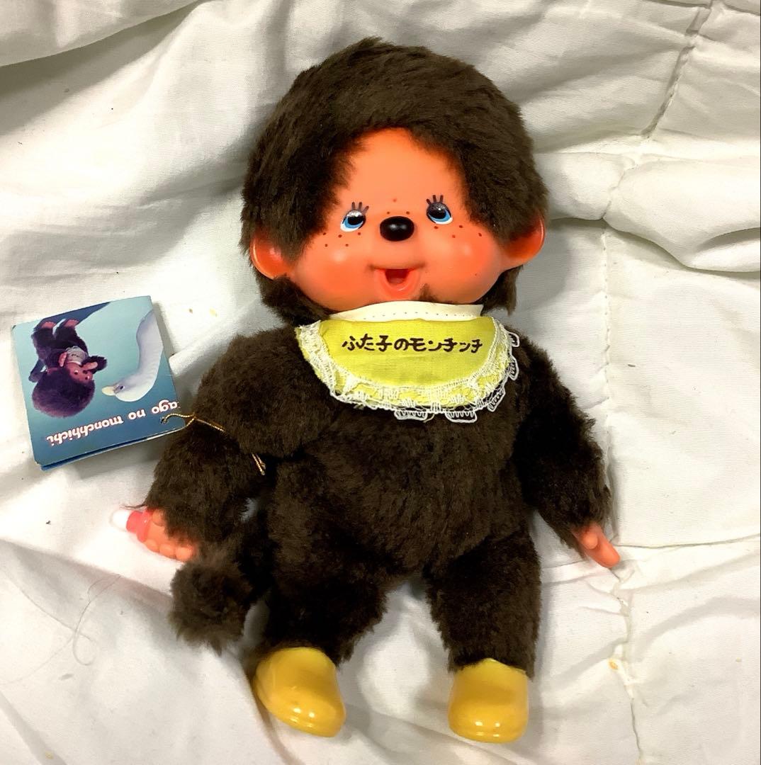 昭和レトロ 超美品 ふた子のモンチッチ 当時物 1974 セキグチ ブルーアイ