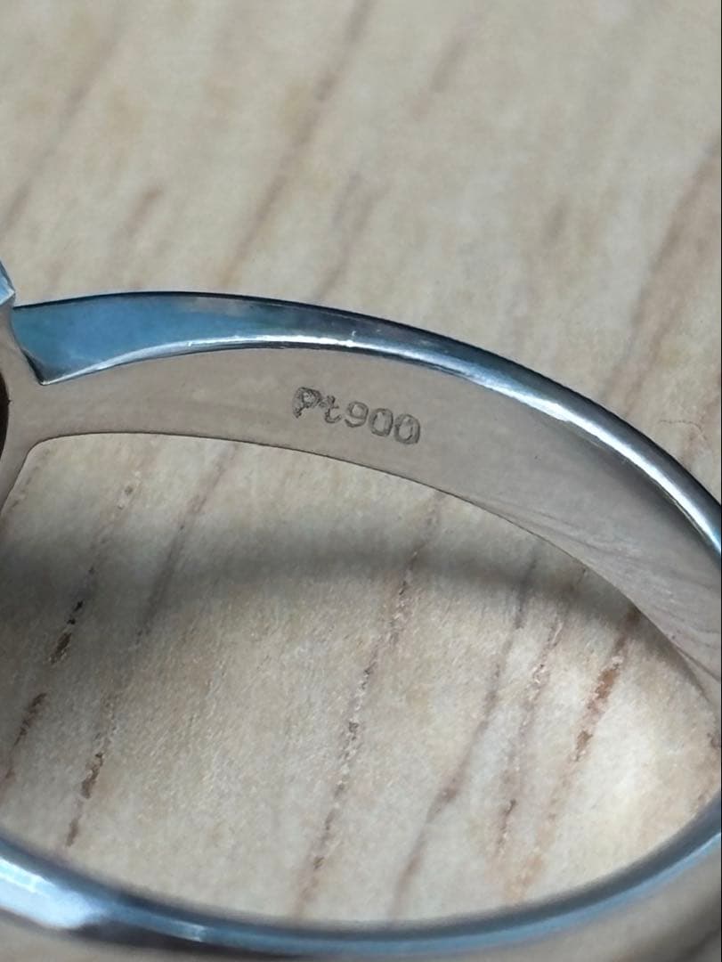 当選履歴有り・開運】タヒチ産黒蝶真珠リング・13号・pt900 - メルカリ