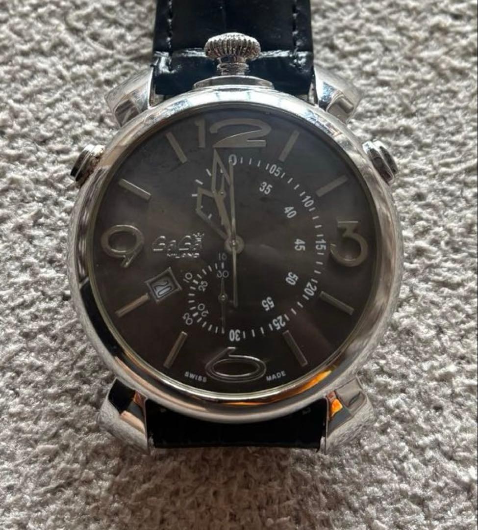 ガガミラノ　5097 クロノグラフ　ブラウン