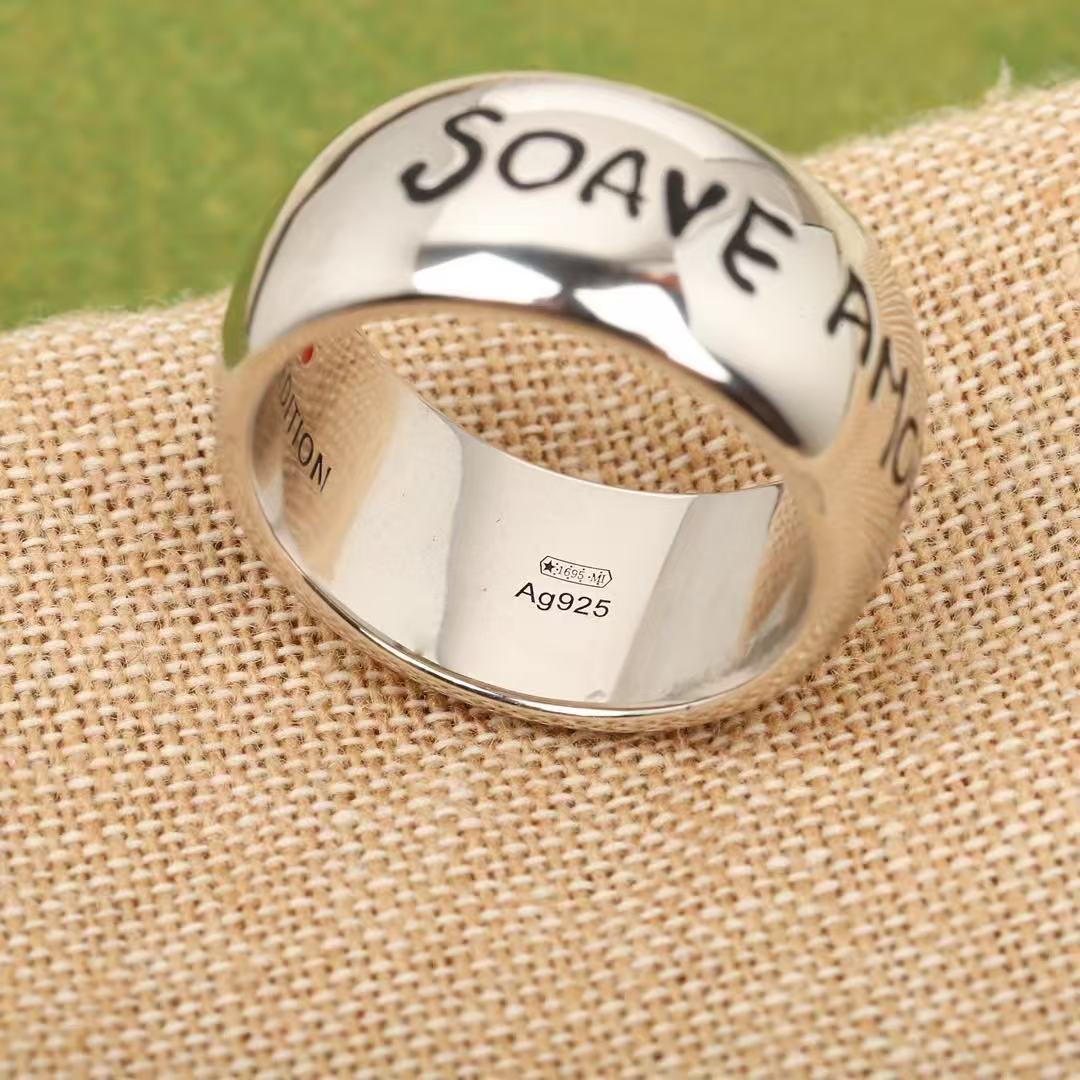 GUCCI シルバーリング サイズ12 SOAVE AMORE - メルカリ