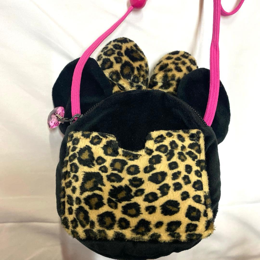 ミニー ヒョウ柄 ポシェット ポーチ ディズニーリゾート - メルカリ