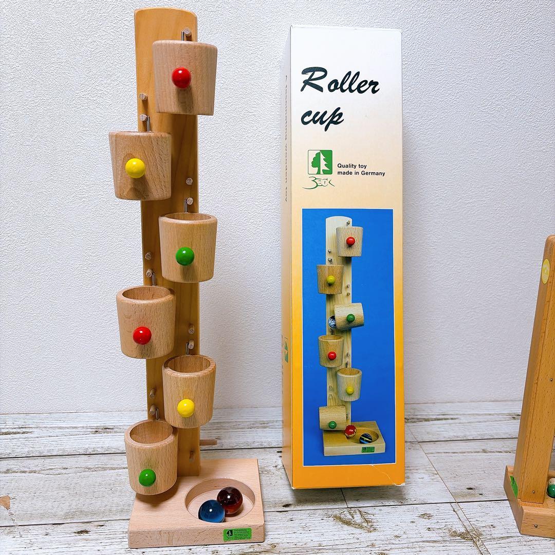 ベック社 木製スロープトイ シロフォン付玉の塔 クーゲルバーン