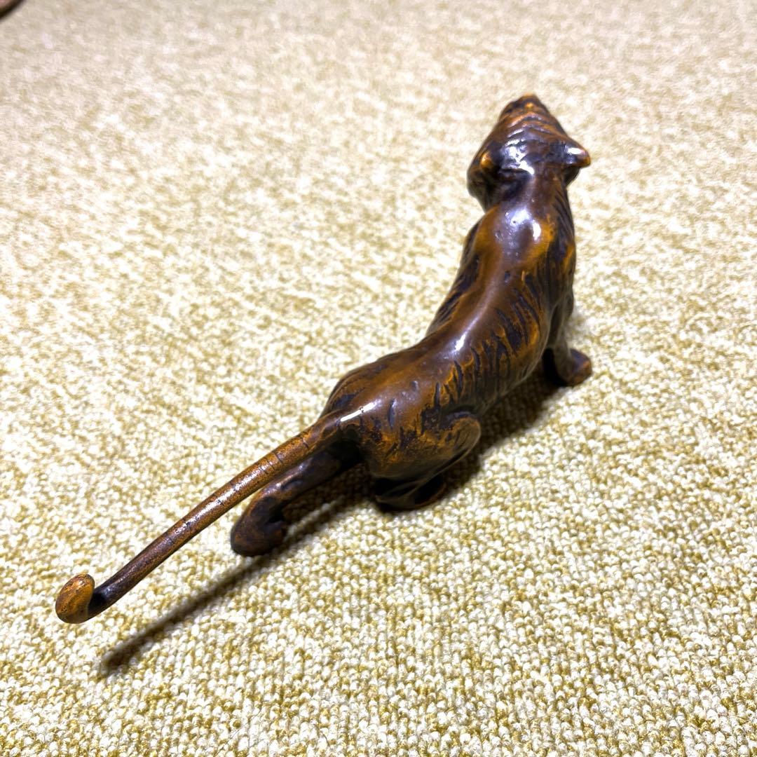 虎 ブロンズ 骨董品 トラ オブジェ タイガー - メルカリ