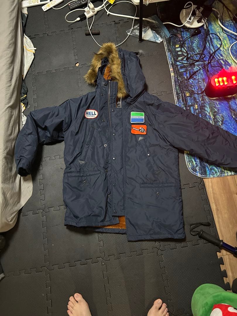 Supreme HYSTERIC GLAMOUR マウンテンパーカー ネイビー