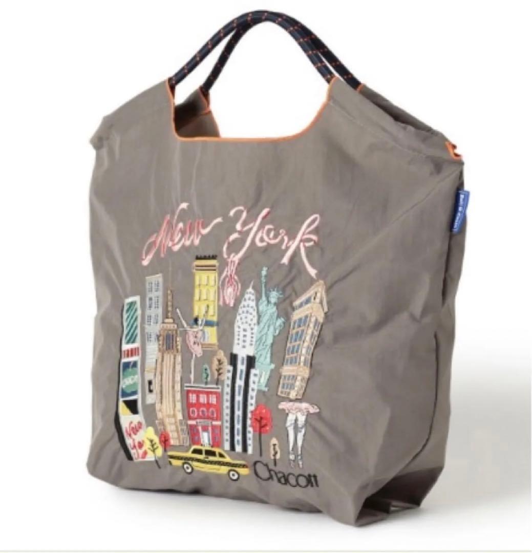 チャコット ボールアンドチェーン 新柄ニューヨーク ブラックM新品